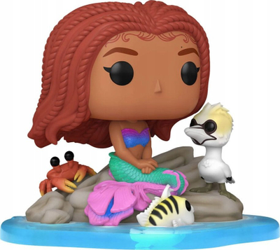 Figurë koleksionuese Funko POP Deluxe Ariel me shoqni, The Little Mermaid Live Action, 10cm, shumëngjyrëshe