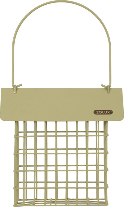 Ushqyes zogjsh Zolux Olive, për blloqe dhjami, 29 cm, bezhë