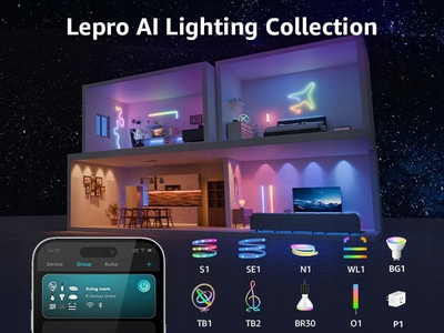 Llambë inteligjente Lepro BG1 GU10, 400lm, RGB CCT, e bardhë