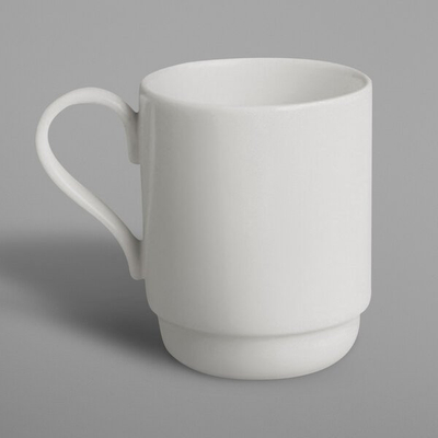 Filxhan porcelani RAK Porcelain Banquet BASM30, 10.2oz, i grumbullueshëm, ngjyrë fildishi
