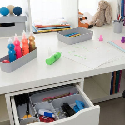 Organizues për sirtar Curver Infinity 1L, katror, gri e çelët