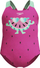 Kostum noti për goca të vogla Infant Girls Learn to Swim, me print, rozë