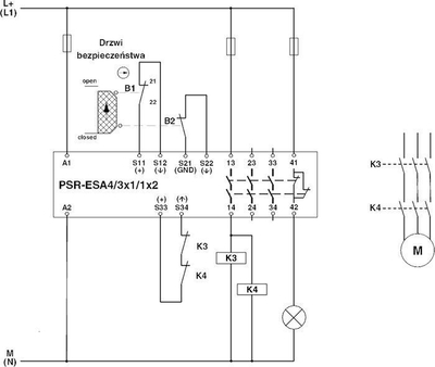 Relé sigurie Phoenix Contact PSR-SCP-24UC/ESA4/3X1/1X2/B, 3NO 1NC, 24V AC/DC, e verdhë