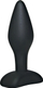 Lodër anale Black Velvets Small, silikon, e zezë