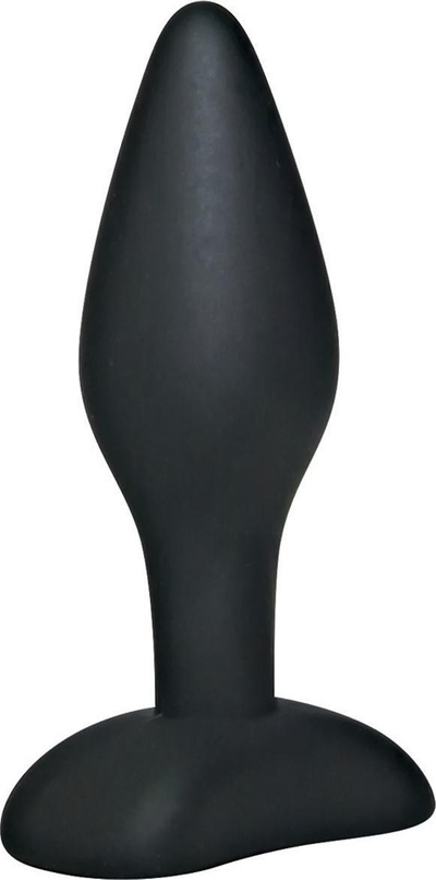 Lodër anale Black Velvets Small, silikon, e zezë