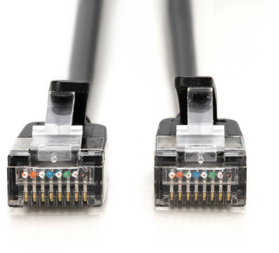 Kabllo rrjeti Digitus CAT 6A F FTP Slim, 2m, 10 Gbit s, i zi
