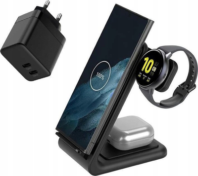 Set karikues Crong GaN PD 35W plus PowerSpot, karikim i shpejtë, wireless