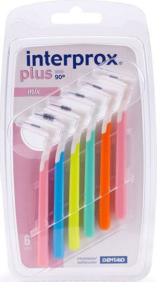 Furça ndërdentare Interprox Plus 90°, set i përzier, 6 copë