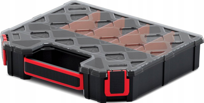 Organizues veglash Pro-Line, i ulët, 284 x 243 x 60 mm, i zi