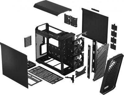 Kasë kompjuteri Fractal Design Torrent Solid (FD-C-TOR1A-05), e zezë
