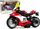 Lodër motor sportiv Leantoys, 1:12, me tërheqje pull back, i kuq
