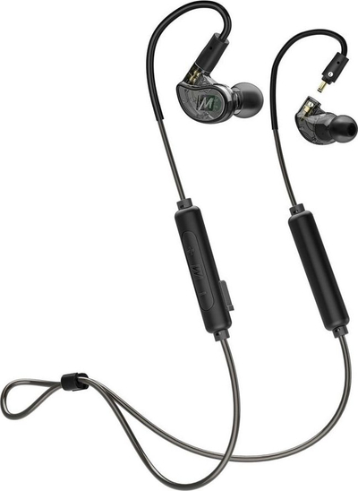 Kufje në vesh Mee Audio M6 PRO, Bluetooth, me kabull, të zeza