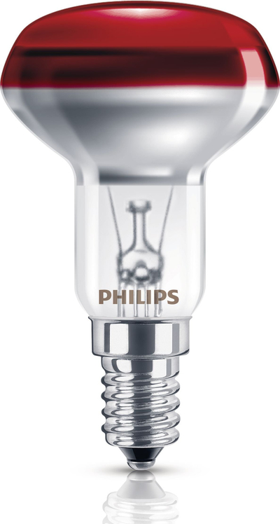 Рефлекторска сијалица Philips Deco, 40W, E14, црвена