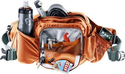 Çantë beli Deuter Pulse 5, për hiking edhe vrap, chestnut teal