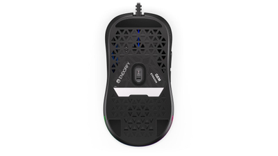 Mouse gaming Endorfy GEM EY6A006, 67 g, këmbë PTFE, i zi