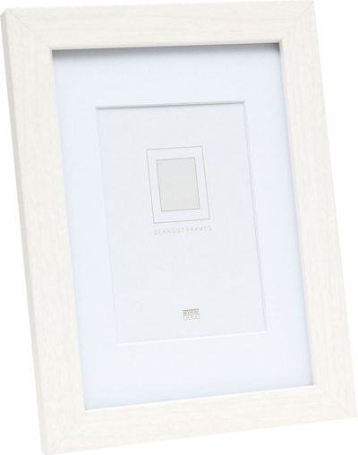Kornizë fotografish Deknudt S66KF1 P1, MDF dhe dru, 30 x 45 cm, e bardhë