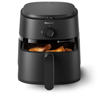 Fritezë me ajër Philips NA120/00, 4.2 L, 1500 W, e zezë