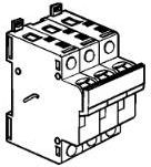 Shkëputës sigurimesh cilindrike Legrand RB336 3P, 8x32mm, 400V, gri