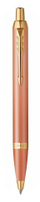 Stilolaps ballpoint Parker IM Rituals, majë medium, portokalli me ari