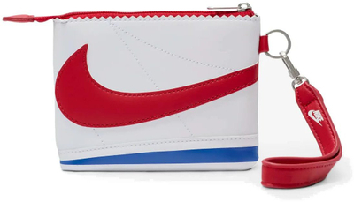 Portofol dore Nike Icon Cortez Wristlet 92800618759, poliuretan najlon, me rrip dore, i zi