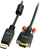 Kabllo Lindy DisplayPort në VGA, 1m, e zezë