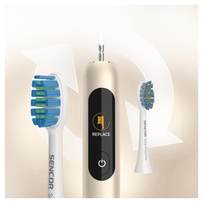 Furçë elektrike për dhëmbë Sencor SOC 5011GD,  Smart sonic, e artë