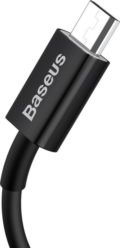 Kabllo USB Baseus Superior BSU2822BLK, USB A në microUSB, 1 m, e zezë