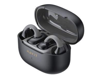 Kufje wireless Havit OWS910 TWS, Bluetooth 5.3, IPX4, të zeza