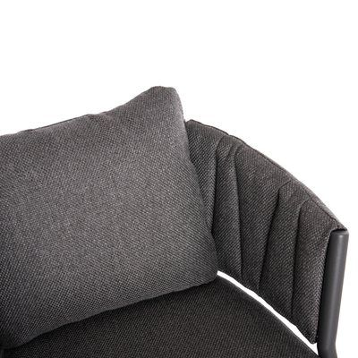 Karrige ngrënieje Shanks 62x60x75-80Hcm (HM6207.01), gri