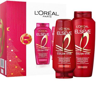 Set për flokë me ngjyrë L’Oréal Paris Color Vive, shampo, 400 ml + balsam, 200 ml