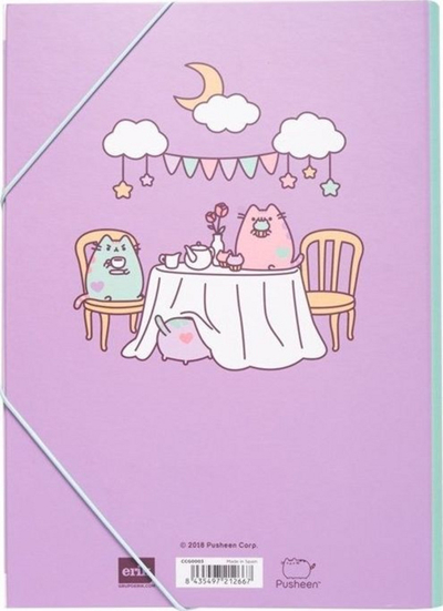 Dosje për dokumente Pusheen, e vjollcë