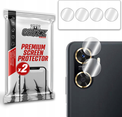 Xham mbrojtës kamere GrizzGlass HybridGlass për Huawei Enjoy 60, set me 2 copa, transparent