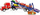 Set lodrash kamion Maniek Cars, 6 makina, friksion, 50cm, i kuq