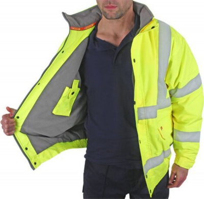 Jakne pune Beeswift Bomber High Visibility, 2XL, e verdhë