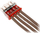 Lidhës elektrik Wago 273, 24A, 450V 0.5-2.5mm², portokalli