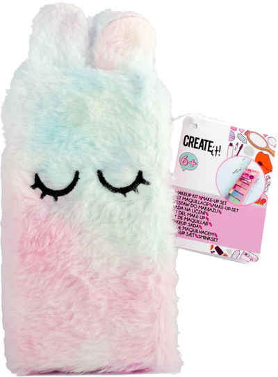Сет шминка Create It Make up Set Fluffy, палета за очи и усни, со четки, розова