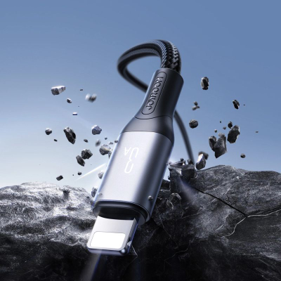 Kabllo karikimi Joyroom S-A28 Flash Series, USB-A në Lightning, 1m, 3A, e zezë