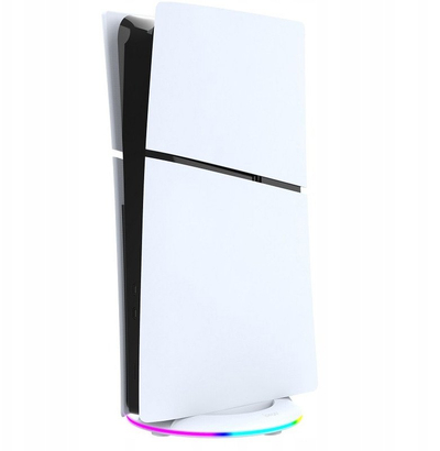 Qëndrim vertikal iPega P5S025S, RGB, për PS5 Slim, i bardhë