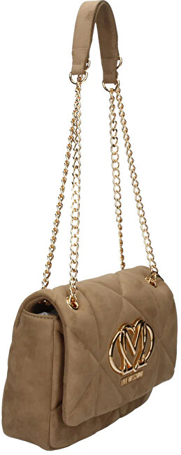 Çanta Love Moschino Embossed Velour, JC4314PP0NKE0105, bezhë