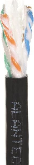 Мрежен кабел Alantec KIU6OUTZ305, Cat6 U UTP, 305m, црн