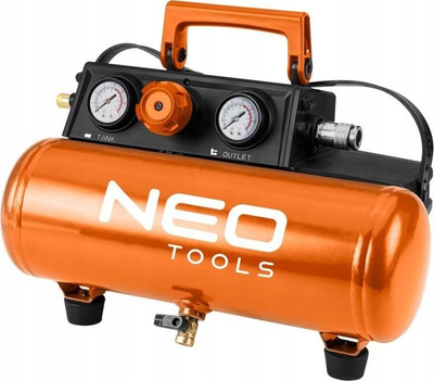 Kompresor me bateri Neo 04-620, 3.8L, 8 bar, portokalli