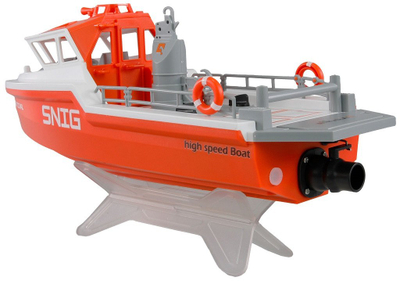 Чамец со далечински управувач Amewi RC Beginner Motor Boat RtR, 320mm, бесчеткест мотор, ABS пластика