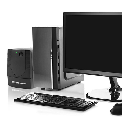 UPS Qoltec 53772 Line Interactive, 650VA 360W, i zi