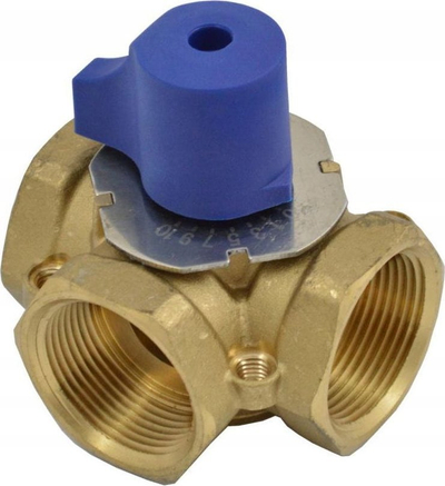 Valvul përzierëse Goshe DN32 3-Way, 5/4", tunxh