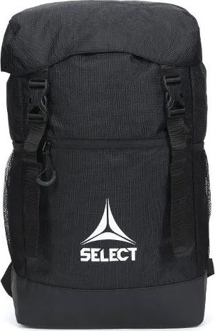 Çantë shpine Select Milano, 100% poliester, me xhepa rrjetë anash, e zezë
