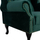 Kolltuk Polina velvet chesterfield (HM0053.03), gjelbër