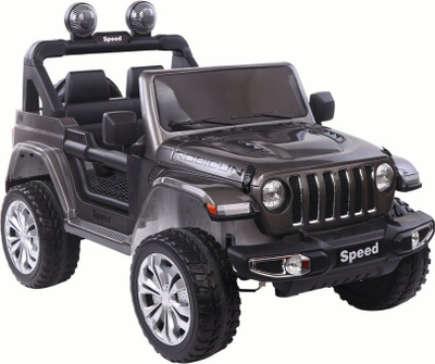 Makina elektrike për kalamaj Lean Toys FT-938 4x4, 3 shpejtësi, MP3 USB, ngjyrë argjendi me llak