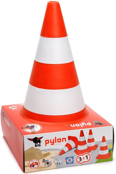Lodër kon trafiku Big, 4 copë