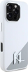 Kapak telefoni Karl Lagerfeld Silicone Initial Logo për iPhone 16 Pro Max 6.9", MagSafe, i bardhë