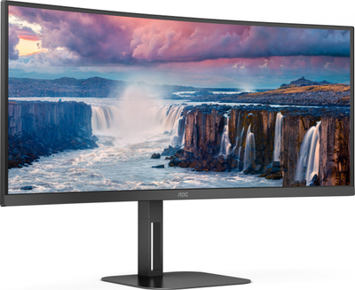 Monitor AOC CU34V5C, 34" UltraWide WQHD, 100 Hz, i zi